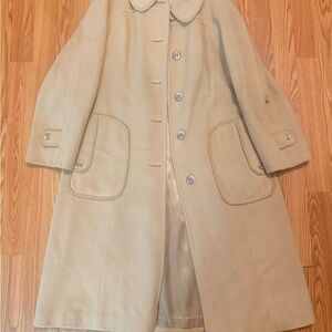 Elegant Cream Women's Coat